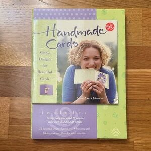 Handmade Cards Book with Craft Supplies